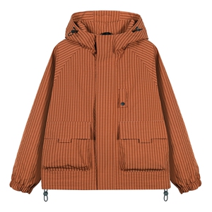 春季新款运动户外连帽防水抗污登山服冲锋衣白底图JK7811-特P85图片