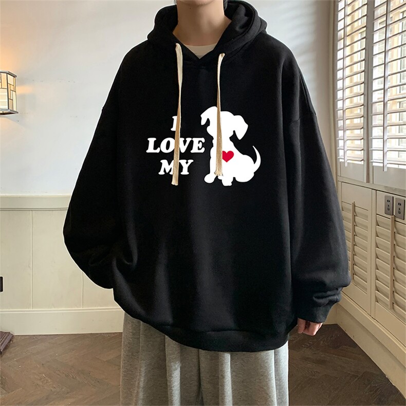 连帽卫衣男大码胖子帽衫大号运动服WY2448-P35图片