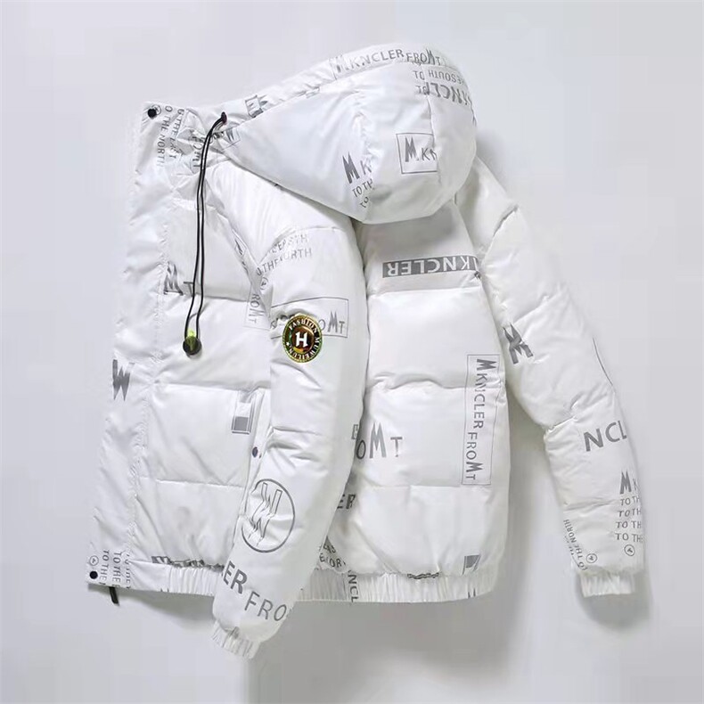 现货 外贸连帽鲨鱼皮 高品质直播  抖音情侣款学生外套羽绒服大码图片