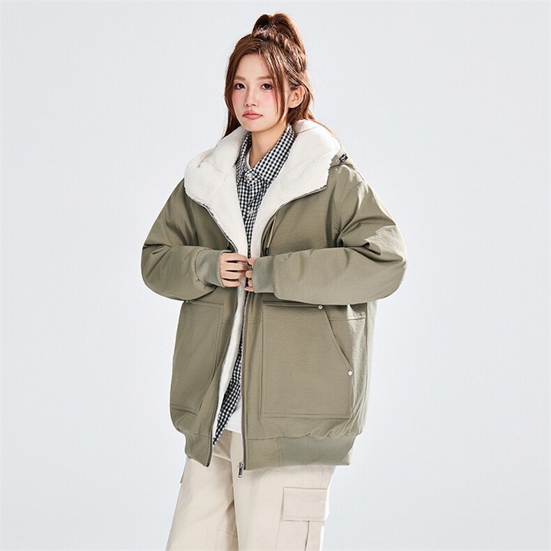 现货冬季连帽棉服得物二开跑量款棉衣男女同款C323-1-MY8854-P85,男装棉衣,电商C323-1