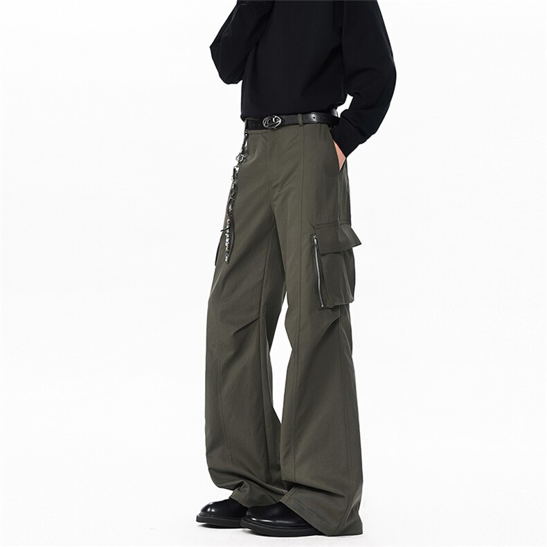 春季2026美式复古休闲裤直筒立体袋宽松工装裤C62176-TP4068，男装工装外套，电商A102