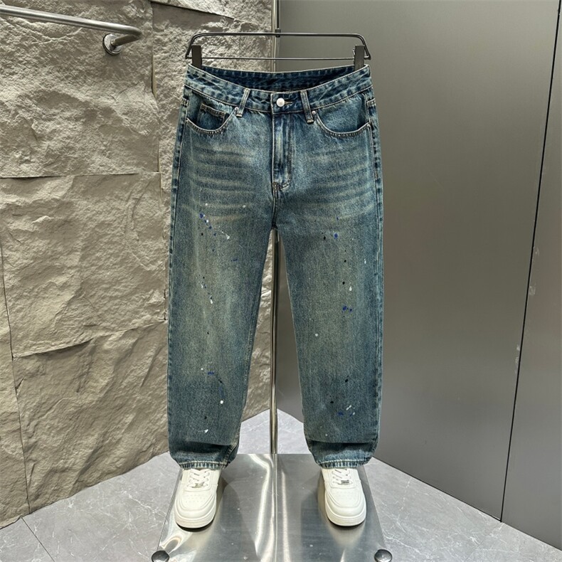 1506A/GT12650/P52秋冬美式复古宽松牛仔裤男潮百搭,男装牛仔裤,星座1506A