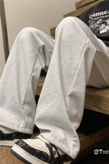 抖音品质24新款宽松直筒休闲裤百搭运动卫裤B315-K001-P45控58，男装休闲裤，电商B315