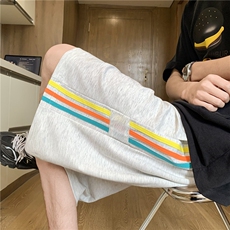 现货！夏季三条杠运动休闲短裤抖音得物可送样A061-AD01099特批25，男装牛仔裤，电商A061