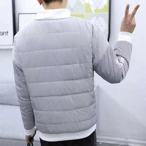 2019冬季新款男士套头加绒加厚棉衣韩版潮流棉服  A438-1252-P60图片