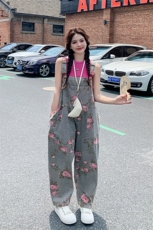 【上就能卖】大量不缺货转化好牛仔背带裤套装850P170K235，女装套装/套裙，2C292