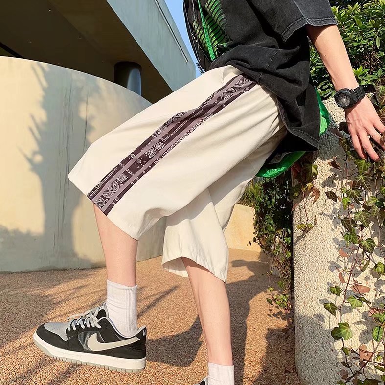 男夏季潮流时尚休闲短裤拼接灯芯绒短裤D49P25,男装休闲裤,星座1116-2