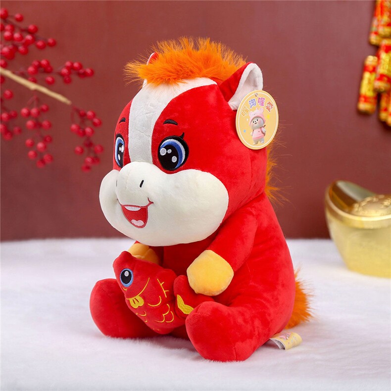 马年吉祥物红货，业丰毛绒玩具厂