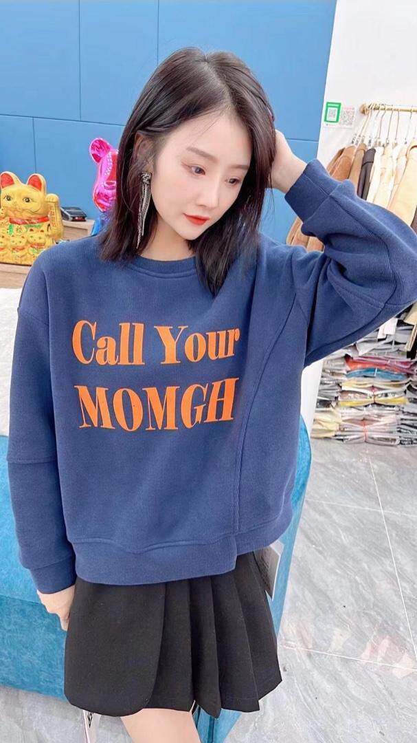 加绒卫衣，女装卫衣/绒衫，嘉 华