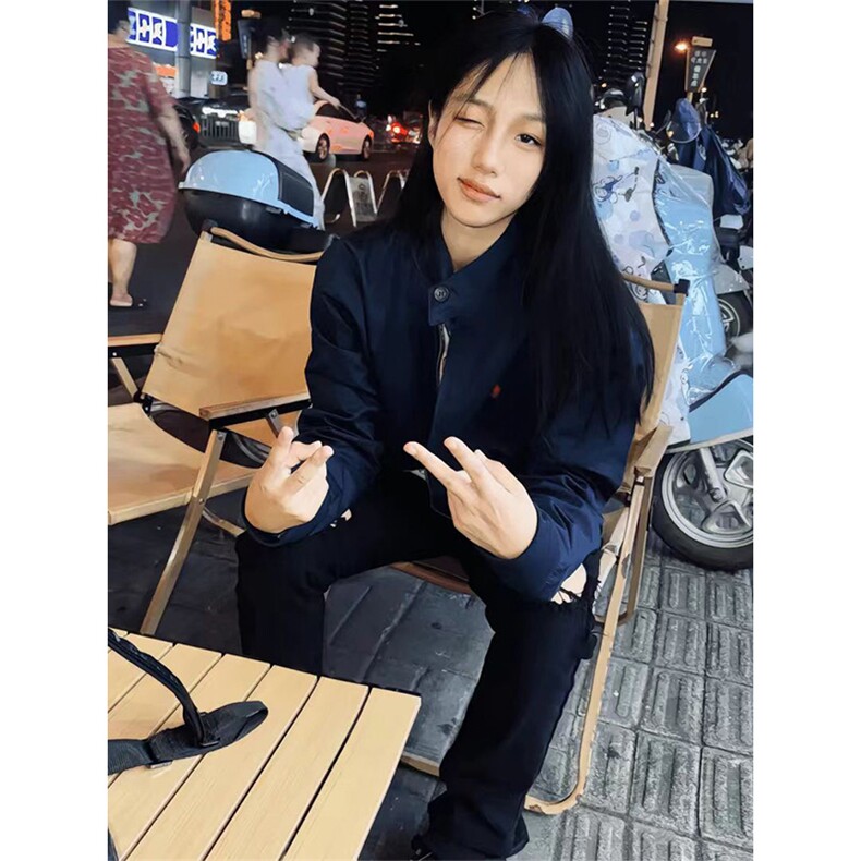订单已下~早秋新款修身翻领小马刺绣防水情侣夹克外套JK90-P65,男装夹克,星座1004-3