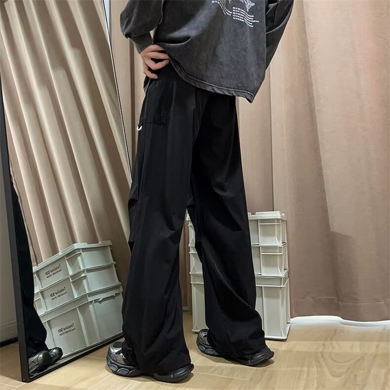 休闲裤男韩版潮流大口袋个性个高街帅2024秋夏季ins长裤K2565-P38,男装休闲裤,星座1109-3
