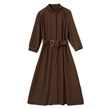 2022秋季时尚简约大方气质优雅收腰显瘦休闲修身百搭潮流连衣裙，女装连衣裙，施恩睿棋