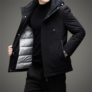 CD8826钱塘2020-2秋冬新款商务休闲男士羽绒服连帽保暖外套P298图片
