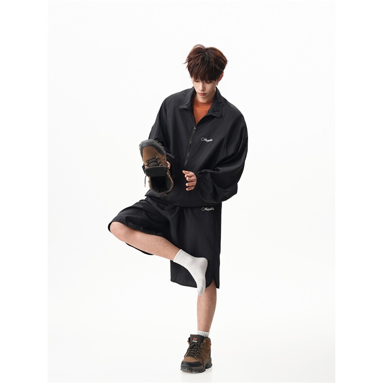 8XL-M特大码冰丝防晒服短裤套装男户外防晒衣运动外套潮TZ102P65，男装牛仔裤，电商D206-1