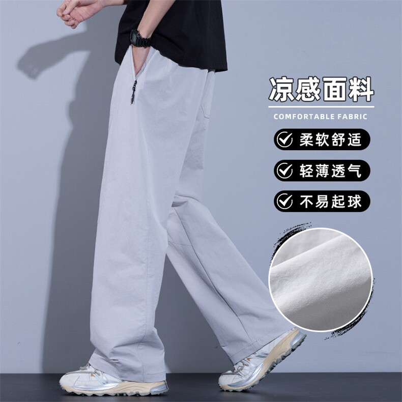 工装裤男潮牌宽松直筒2025新款多口袋青少年男士休闲裤Z2533-P50,男装休闲裤,星座509
