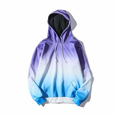 春秋款新品女装宽松连帽渐色长袖抽绳卫衣上衣服简约百搭LM02/P54，男装卫衣，星座506