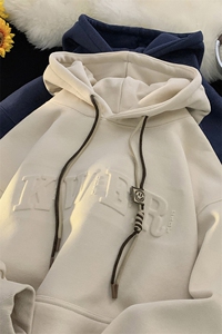 供抖音高品质 高点击加绒加厚卫衣男外套416B-1-WYJ773-P60 限88图片
