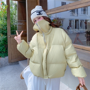 现货新款针织大翻领韩版羽绒服50绒2C282-999P265K398图片