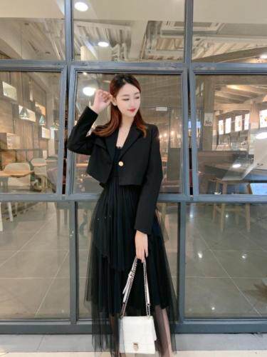 现货，秋装新款西服套装连衣裙，女装职业装，茜娅图seattle