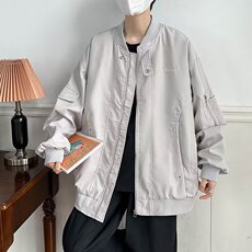 A930-P62美式简约飞行员夹克男春秋季复古潮牌机能宽松棒球服，男装夹克，星座512-6
