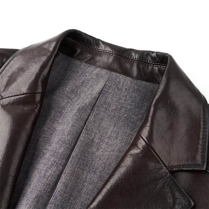 BG-S25063春秋款海宁真皮皮衣男山羊皮西服商务休闲男装外套,男装西服,电商B360A（原721A）