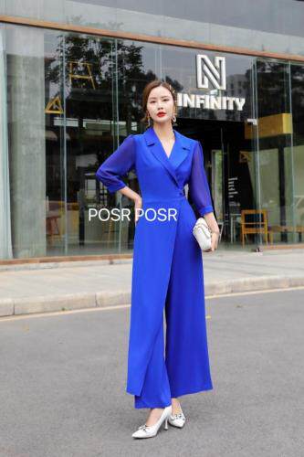 气质连体裤，女装连体裤，珀莎