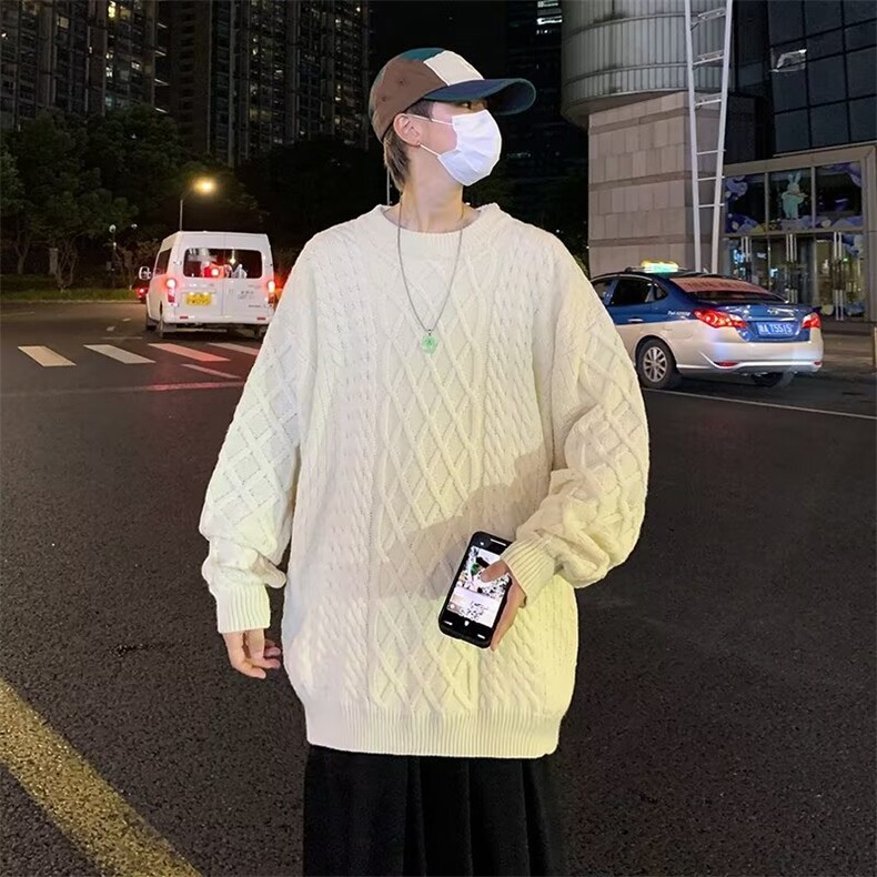 毛衣男装长袖韩版潮流个性纯色针织衫内搭打底衫港风休闲M160/P48,男装T恤,星座506