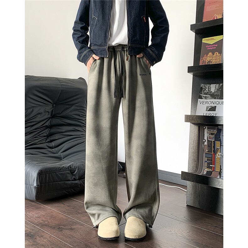 数据好 脏脏裤休闲裤 常规50 加绒55 D309B-K93-P50图片