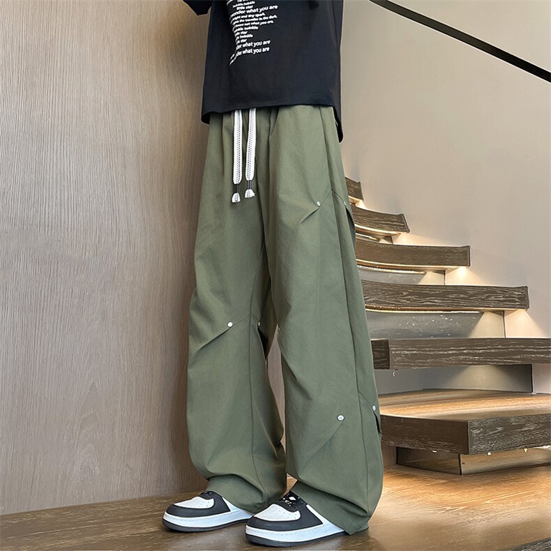 2025新款休闲工装阔腿裤男式百搭户外运动裤-K3035-P43,男装工装外套,星座1105-2