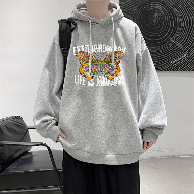 连帽卫衣男大码运动服帽衫外套WY2366-P35,男装卫衣,电商A040