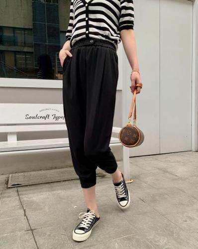 【现货】夏季新款速干哈伦裤，女装，淳·清衣社