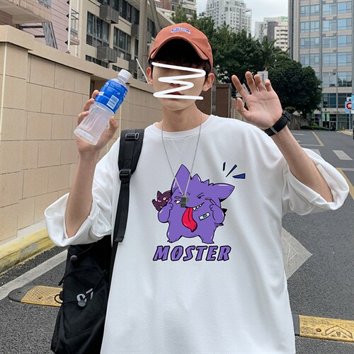Q11087-P30 春夏季七分袖t恤男大码五分袖男短袖中袖图片