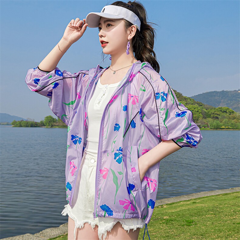 防晒衣女夏2025年新款防晒服RF2C290-2803#-P85-K138,女装短外套,蝶眷
