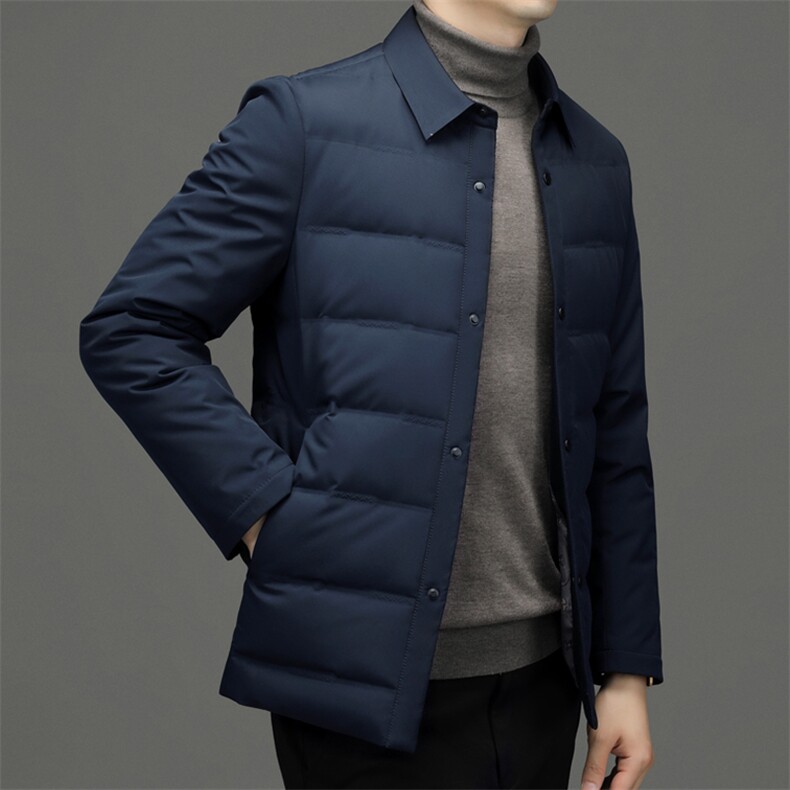BEYR2206钱塘2020-2商务休闲简约中年男士冬季厚款羽绒服P165,男装羽绒服,钱塘207-2