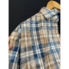 扎染粉色绿色蓝色格子衬衫美式复古长袖外套CSY05B特P52，男装衬衫，星座1007（原301D）
