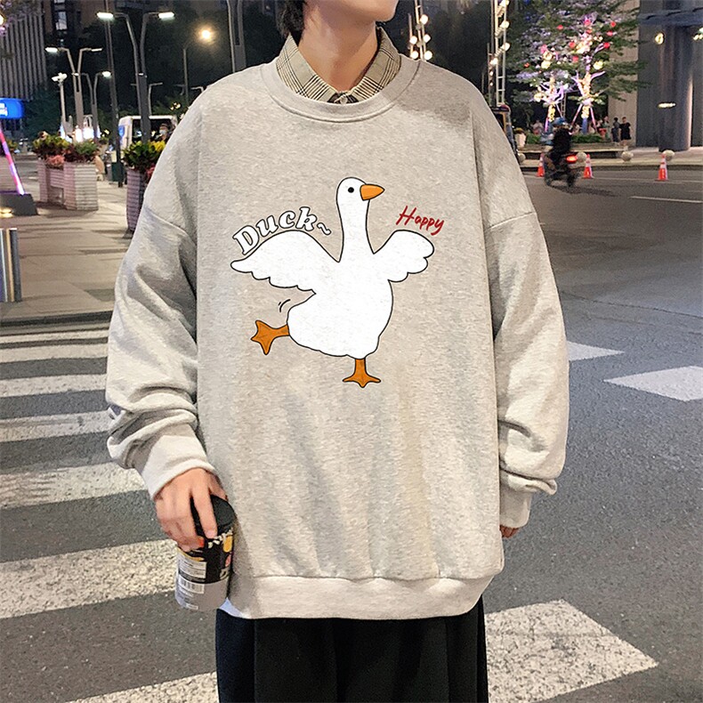S6273-P28秋季圆领卫衣男大码韩版宽松长袖外套,男装卫衣,电商A040