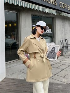 春装新款，风衣外套,女装风衣,红雀纺