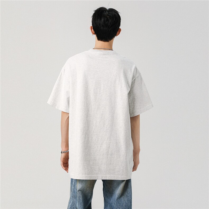 300克重25潮牌短袖宽松韩版字母印花扎染工艺T恤T3336/P5598,男装T恤,星座202