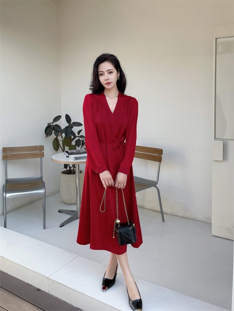 气质连衣裙，女装连衣裙，蓝芝衣秀