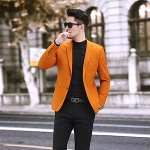 春季新款便西 男士格子西装 休闲西服外套 7817 P145 225图片