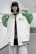 秋装新款百搭夹克棒球服男女同款中性风情侣款刺绣外套8013-P95，男装夹克，电商A441-1