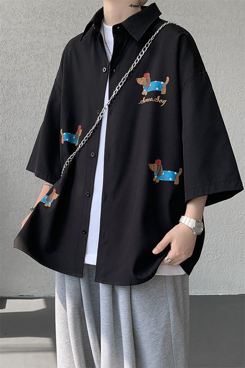 已下单CS1137-特批26控58夏季短袖印花速干冰丝大码外套衬衫,男装T恤,电商A059