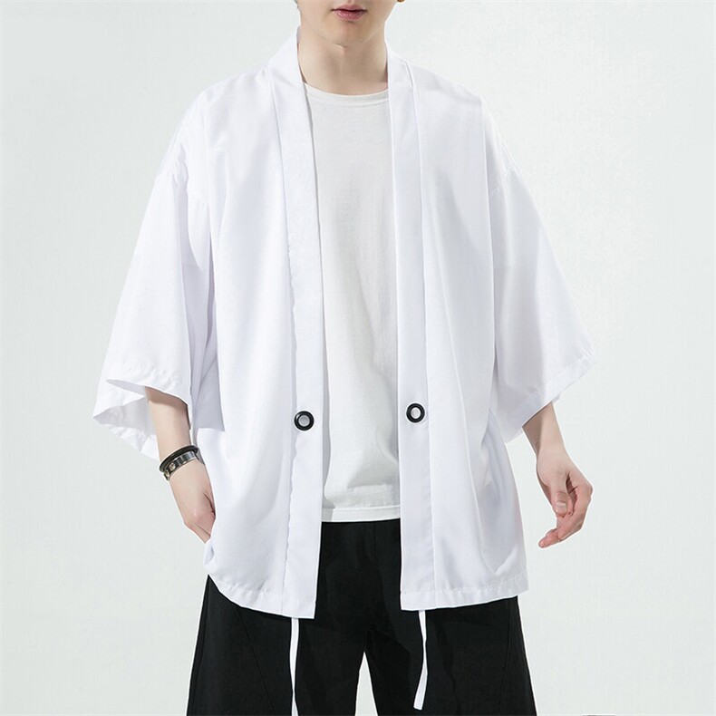 2025风夏季大码宽松半袖防晒衣男跑量潮七分袖风衣111特p25,男装风衣,星座815（原A203）