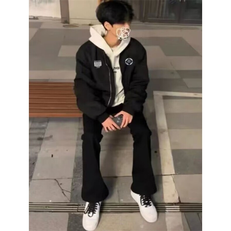 网络图现货潮流简约慵懒双层夹克日系气质原宿流行insJK5006-P42,男装夹克,星座715-7