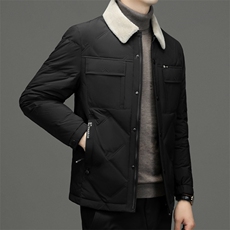 BF22961钱塘2020-2秋冬新款中年男士羽绒服休闲百搭翻领外套P240，男装羽绒服，钱塘207-2