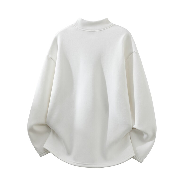 现货/半高领刺绣德绒长袖打底衫B219A-DR2502-P25/DR2502JR-P35,男装T恤,电商B219A