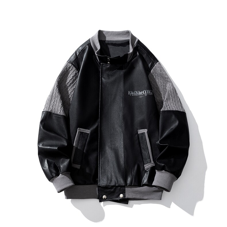 1白底肩膀民族风大码M-5XL情侣皮衣女夹克外套男JK8756P110控149，男装民族服装，星座226-2