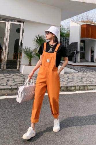 新款背带裤，女装，雅洛菲(6F)