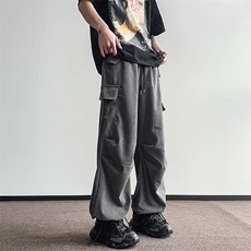 春季灯芯绒工装裤男直筒复古休闲潮牌痞帅美式青少年潮流裤子，男装工装外套，星座410-6（原星座1304-1）