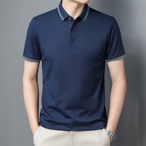 ADy06钱塘2020-3短袖t恤男新款夏季高端翻领上衣服T恤P43